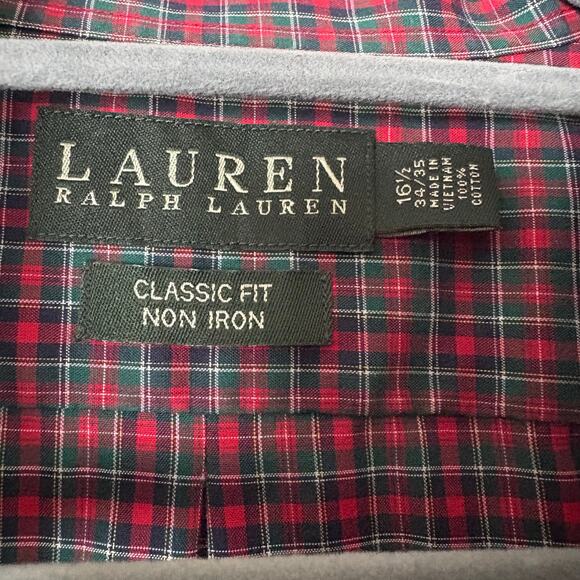 Lauren Ralph Lauren Men Plaid Classic Fit Long Sleeve Button-Down Shirt - Picture 2 of 5